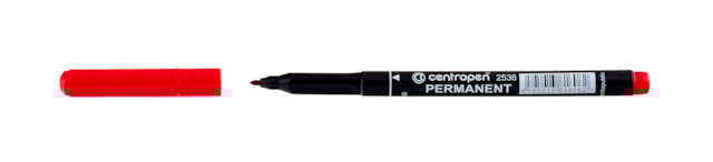 Popisovač Centropen 2536 permanent červený /12