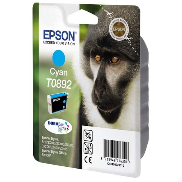 Cartridge EPSON T0892 cyan (3,5ml) orig.
