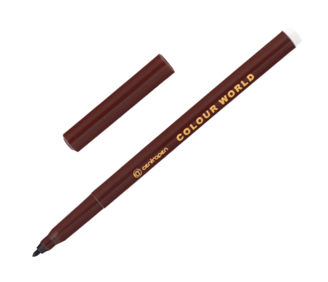 Popisovač Centropen 7550 hnědý