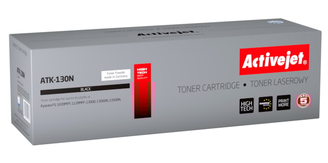 Toner Mita Kyocera TK-130 pro FS-1300 (7200str) ActiveJet New 100% ATK-130N