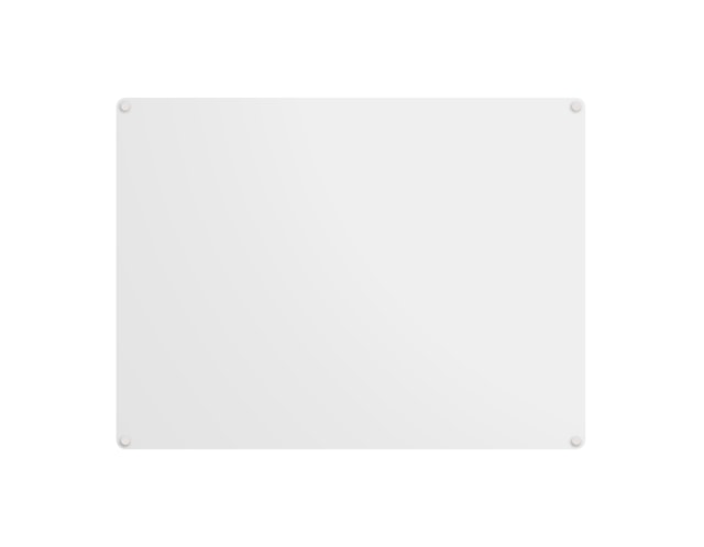 Tabule bílá 120* 90 magnetická, BEZRÁMOVÁ, keramický povrch