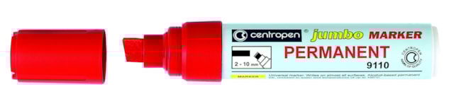 Značkovač Centropen 9110 permanent JUMBO červený
