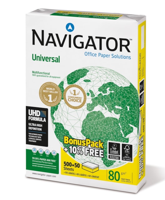 Papír xerogr. Navigator Universal A4 80g 500 listů