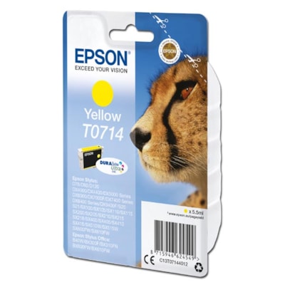 Cartridge EPSON T0714 yellow  ( 5,5 ml) orig.