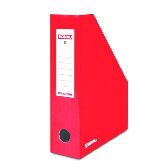 Magazin box jednobarevný A4 80mm červený