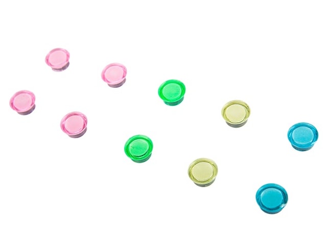Magnety kulaté 15mm barevné sada 10ks