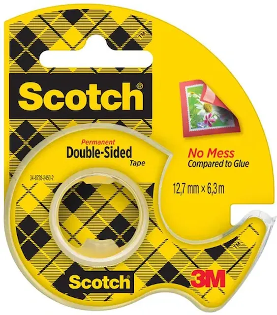 Páska lepící oboustranná 12mm/ 6,3m transparentní 3M Scotch 136D