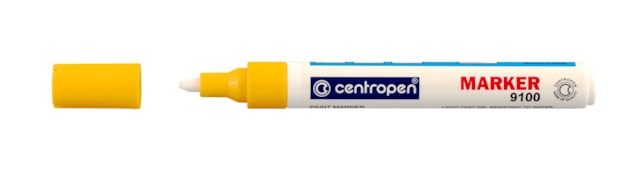 Popisovač Centropen 9100 lakový žlutý