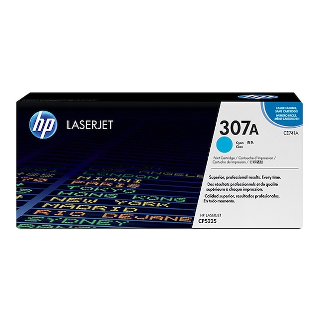 Toner HP CE741A (307A) cyan pro HP CLJ CP5225 (7300str.) orig