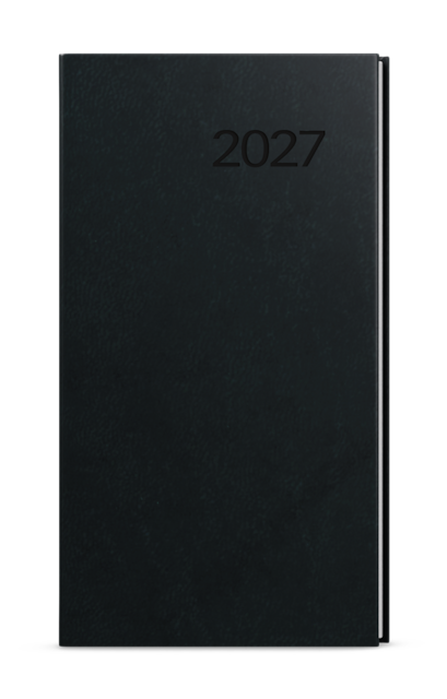 Diář kapesní týdenní Jakub, vivella, černá, 2027