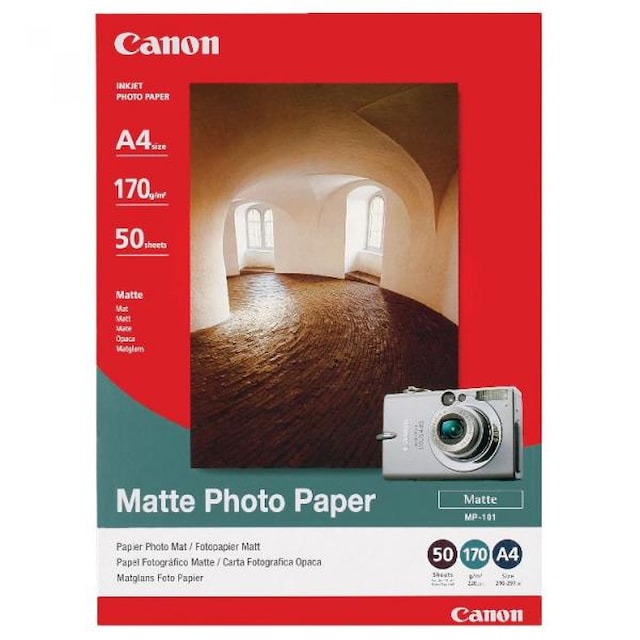 Fotopapír Canon Matte Photo Paper 170g/m2, A4, bal.50 listů, MP-101 A4