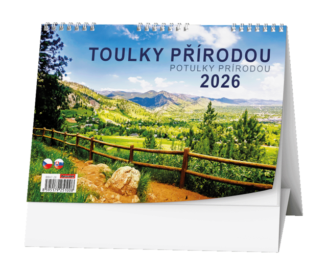 Kalendář stolní Toulky přírodou, 2026