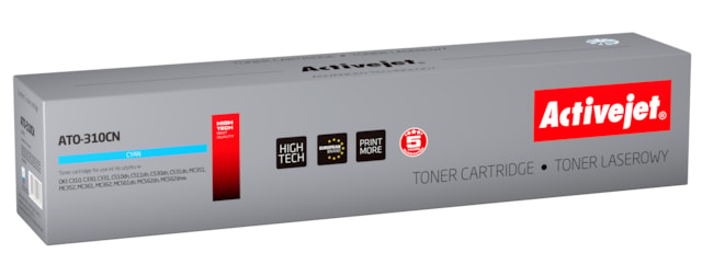 Toner OKI 44469706 pro MC352, MC362, C310, C510 cyan (2.000str) ActiveJet ATO-310CN