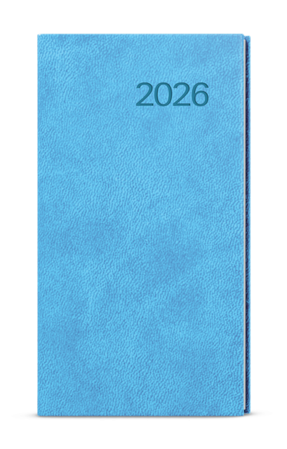 Diář kapesní týdenní Jakub, vivella, světle modrá, 2026