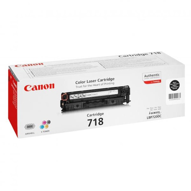 Toner Canon Cartridge CRG-718 black (3.400 str.) orig. pro MF8350, 8330