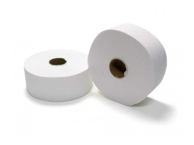 Papír toaletní Jumbo 2vrstvý bílý role 24cm bal.6 ks