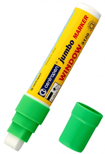 Značkovač Centropen 9120 WINDOW křídový zelený