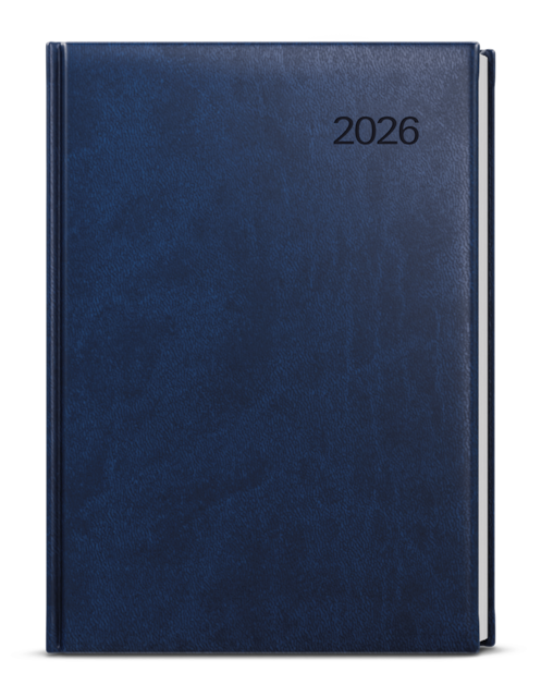 Diář A5 týdenní Oskar, Vivella, modrá, 2026