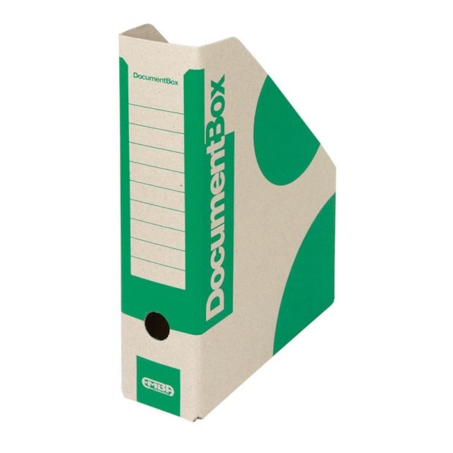 Document box EMBA zkosený A4 zelený
