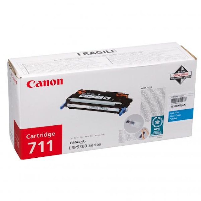 Toner Canon Cartridge 711 cyan pro MF 9220 (6.000str) orig.