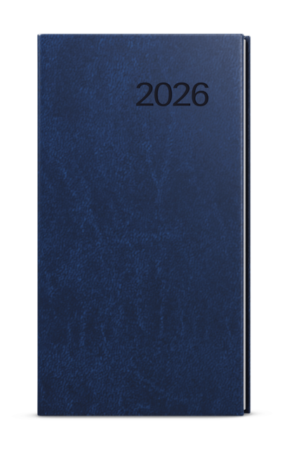 Diář kapesní týdenní Jakub, vivella, modrá, 2026