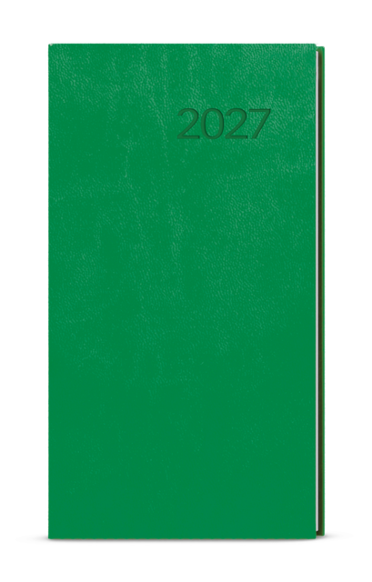 Diář kapesní týdenní Jakub, vivella, světle zelená, 2027
