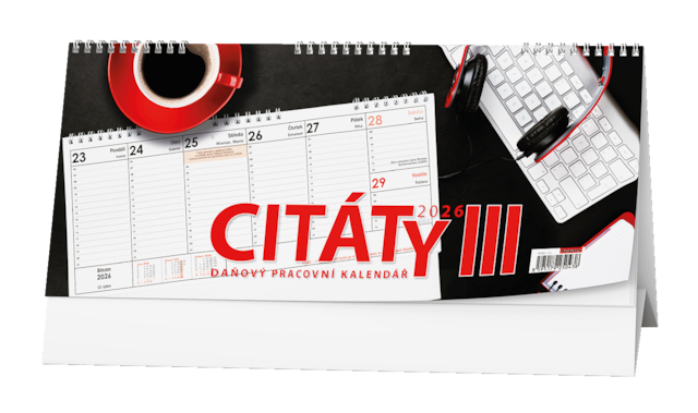 Kalendář stolní CITÁTY III, 2026