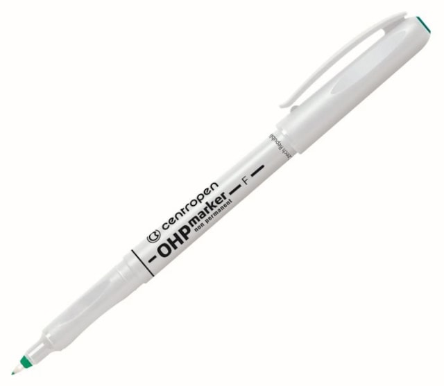 Popisovač Centropen 2646 F (0,6mm) OHP nonpermanent zelený