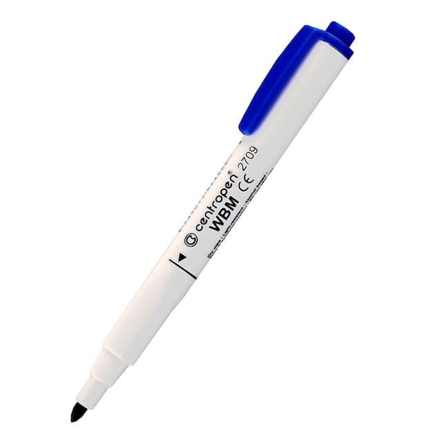 Značkovač Centropen 2709 stíratelný, modrý