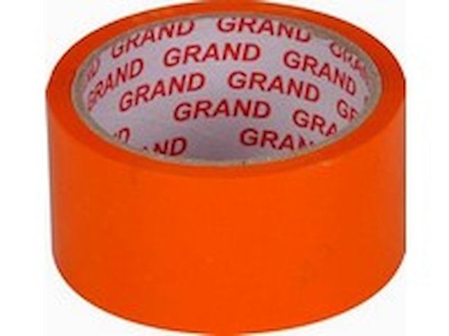Páska lepící 48mm/50m oranžová - Doprodej 2ks