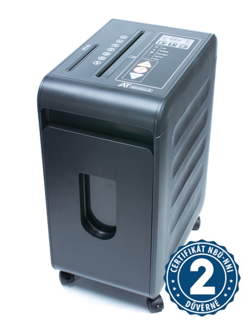 Stroj skartovací AT Slimline S (P5), křížový řez 2x15mm, 8 listů