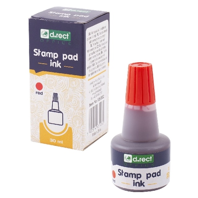 Razítková barva červená 30 ml