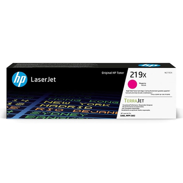 Toner HP TerraJet W2193X pro HP LASERJET PRO 3202 (HP 219X) magenta (2500str.) orig