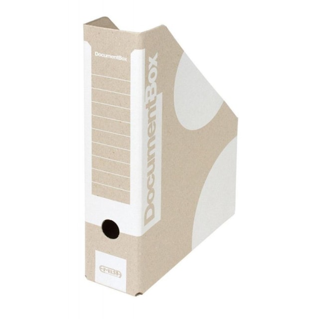 Document box EMBA zkosený A4 bílý