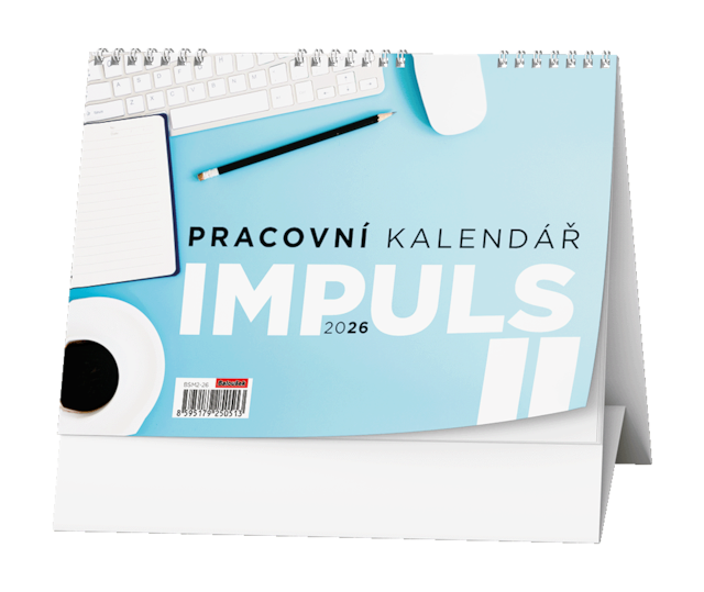 Kalendář stolní Impuls II., 2026 - doprodej 2ks