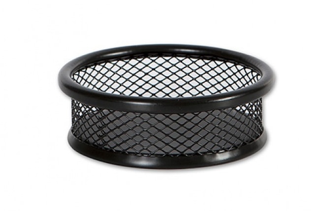 Kov.kalíšek nízký na sponky černý