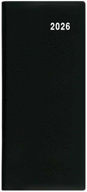 ! Diář měsíční Božka PVC, černá, 2026, plánovací záznamník DOPRODEJ poslední 2 kusy