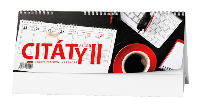 Kalendář stolní CITÁTY II., 2026