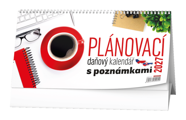 Kalendář stolní Daňový Plánovací Poznámkový,, 2027