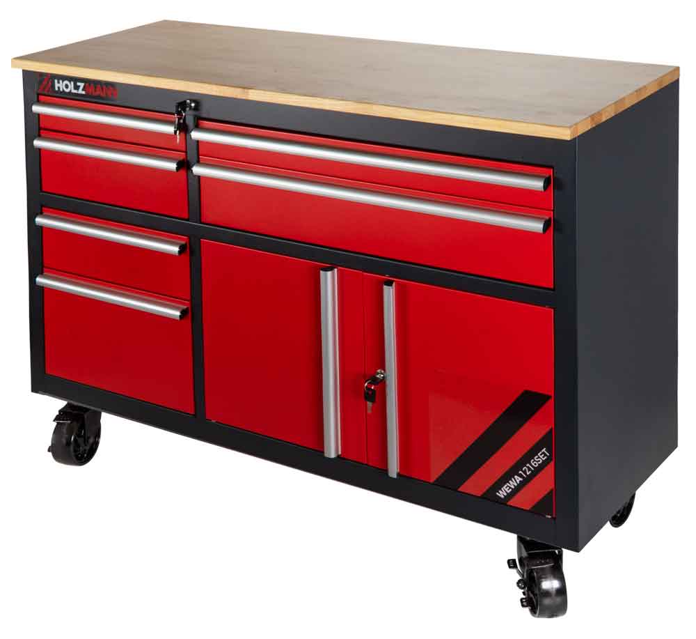 Workbench roller cabinet SET Holzmann WEWA1216SET HOLZMANN from KARAS