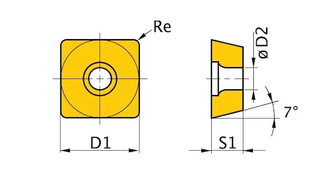 Břitové destičky SCMT 09T304, sada 5 ks