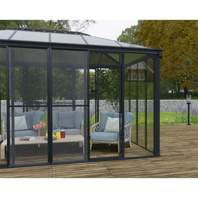 Palram - Canopia Dveře s moskytiérou pro Torino / San Remo  (antracit)