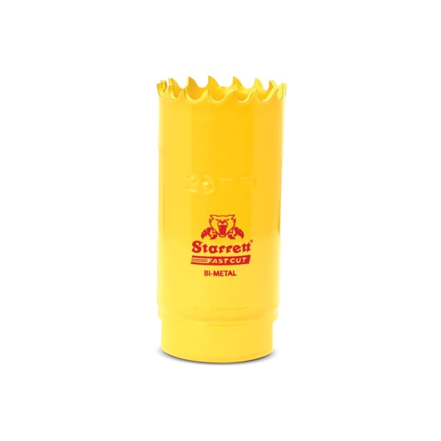 STARRETT Vykružovací vrták korunkový HSS 25mm, bimetalová děrovka - novinka FAST CUT!