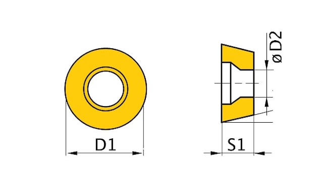 Břitové destičky R, 5 ks