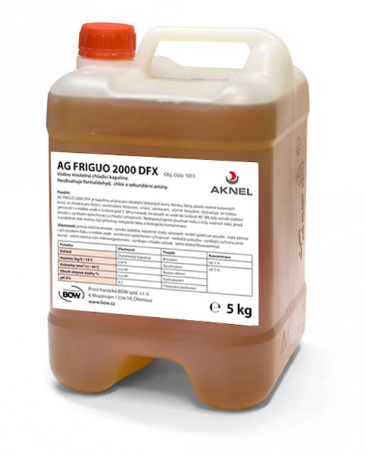 Chladící kapalina AG FRIGUO 2000 DFX, koncentrát, 5 kg