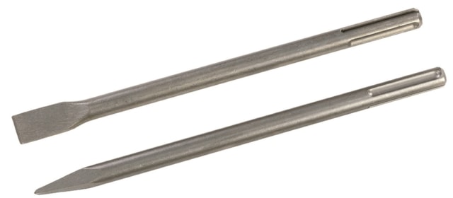 Scheppach sada 2 x SDS MAX sekáč plochý a špičatý, pr. 18 mm, délka 350 mm 7907900001