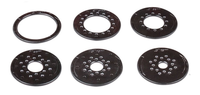 Sada vložek do stolu O 13/19/26/38/51/76 mm