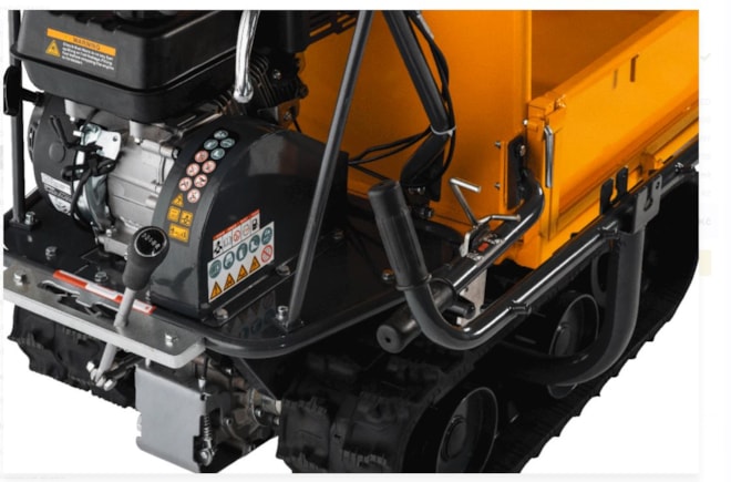 Mini Dumper Lumag MD 300 pásový přepravník  ovladani