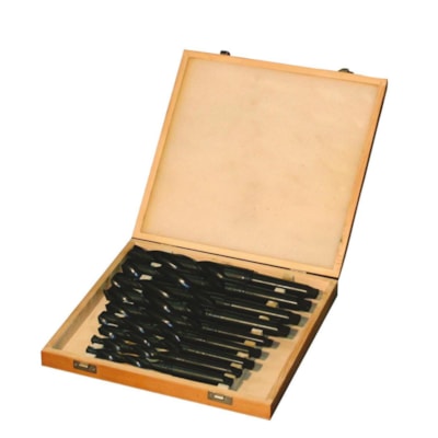 Sada spirálových vrtáků HSS 24-31,5mm, MK3/ 10ks Holzmann SPSMK3
