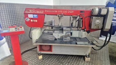 BOMAR pásová pila na kov TRANSVERSE 510.330 DGH - použitá, bazar